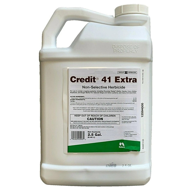 Nufarm Credit 41 Extra Herbicide - 2.5 Gallons (41% Glyphosate