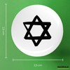 Huuraa Button Star of David Judaism Gift Size 25 mm