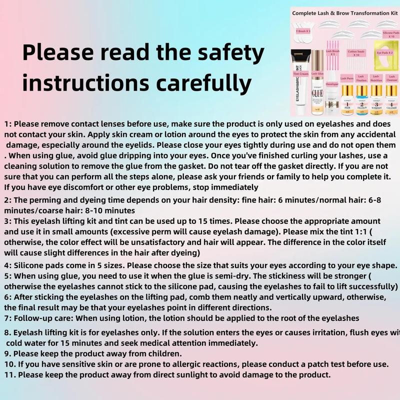 2 in 1 Lash & Brow Lift Kit, 1 Set