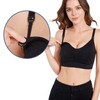 Springcmy Women's Hands-Free Nursing Bra, black