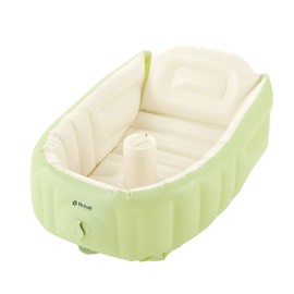 Richell 4973655216033 Plush Baby Bath Plus Green 1 Piece (x1)