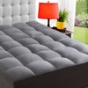 ELEMUSE King Grey Mattress Topper for Back Pain, Extra Thick