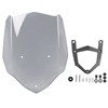 Lorababer Motorcycle Windshield Windscreen Shield Screen with Mounting Bracket Compatible