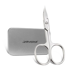 JARVISTAR Nail Scissors, Cuticle Scissors, Stainless Steel, Sharp Curved Cuticle Scissors, Cutting Edge for Men, Women, Nails, Cuticles, Toenails, Manicure and Pedicure 93 mm