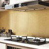 WESTICK Gold Stainless Steel Contact Paper for Appliances Textured Gold