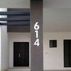 Numeros para casa delgados - 18cm 7inches - Aluminio Cepillado