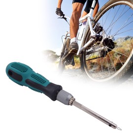 TOPFROP Nipple Screwdriver Nipple Removal & Insertion Tool Bicycles Rims Spokes Screwdriver with Handle Bike Nipple Driver Tool