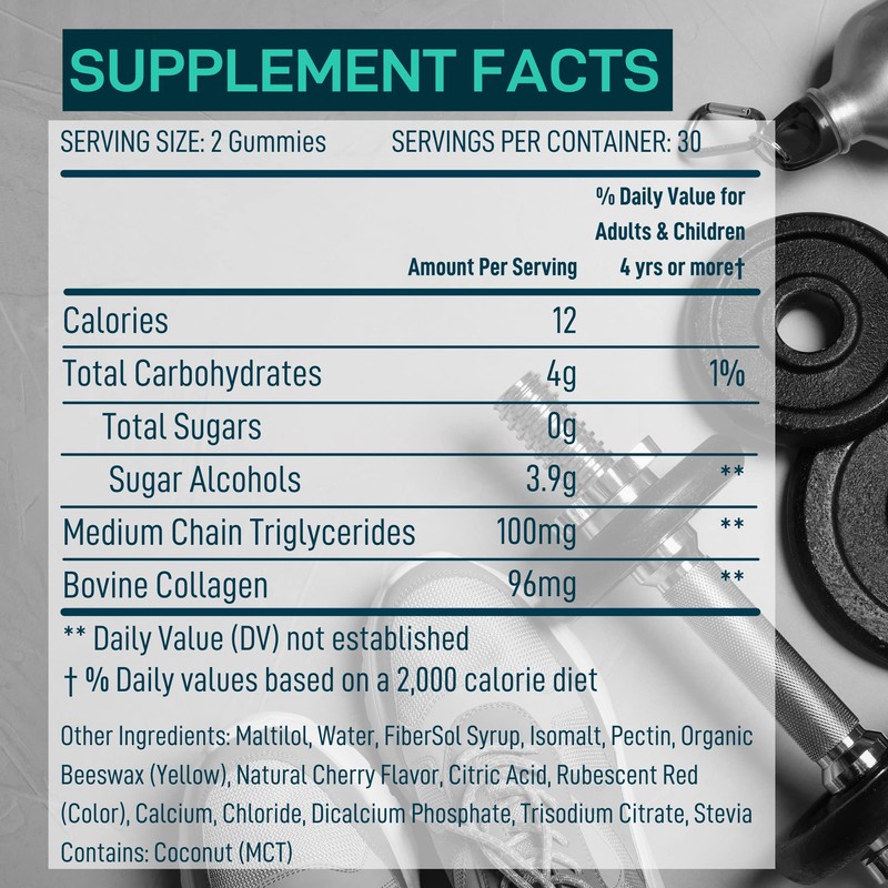 WILD FUEL WILD FUEL Dental Probiotics, Keto Gummies with MCT