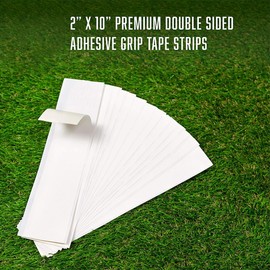 Wedge Guys Professional Golf Grip Tape 2" x 10" Solvent Activated Double Sided Adhesive Strips + Golf Grip Solvent for Regripping Golf Clubs Wood Hybrid Iron Wedge Putter, Easy to Peel & Pre Cut