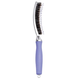 Olivia Garden FingerBrush Scalp-Hugging & Vented Combo Paddle Hair Brush (ionic & 100% boar bristles) FBCO-MD (Medium)
