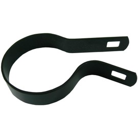 Jake Sales 4" Tension Band for Chain Link Fence - Use for 4" Outside Diameter Post/Pipe - Black Powder Coated Chain Link Tension Band - Qty 1
