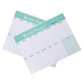 Gadpiparty 2Pcs Appointment Notepad Daily Planner and Study Planner for Homeschool Efficient Task Management Lightweight and Portable Design for Teachers and Students