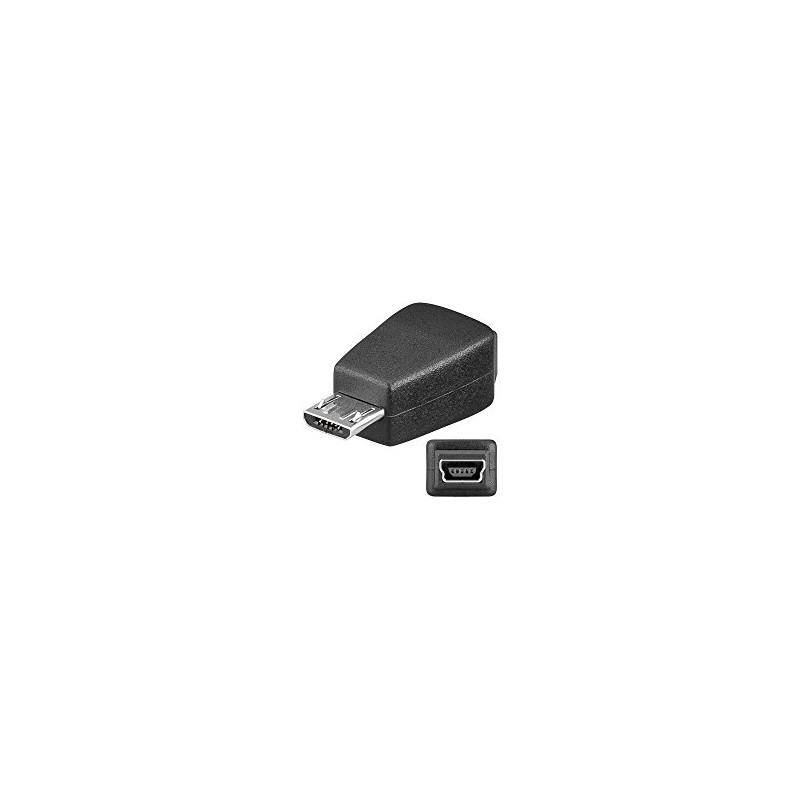 Manhattan, Hi-Speed USB 2.0 Mini-B 5-Pin Female to Micro-B Male