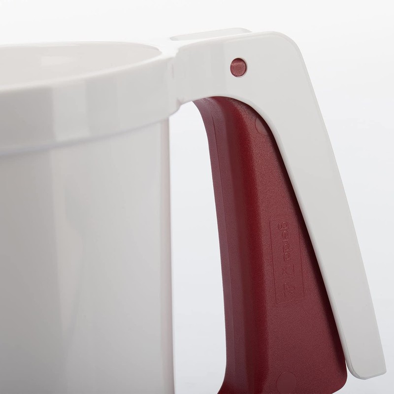 Westmark Setaccio per farina e zucchero, Con manico, Plastica, Bianco/Rosso,