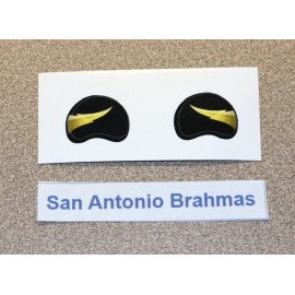 2024 UFL 2023 XFL San Antonio Brahmas DIECUT DECALS ONLY Football Gumball Helmet
