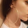 TseenYi Boho Large Circle Hoop Earrings Giant Circle Gold Hoop