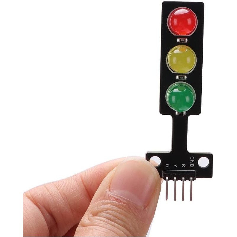 Mini Traffic Light LED Display Board Module 3.3-5V Compatible with