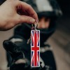 JAVD United Kingdom Flag Keychain Tag with Key Ring (3