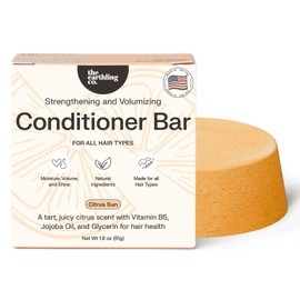 The Earthling Co. The Earthling Co. Conditioner Bar - Promote Hair Growth, Strengthen & Moisturize All Hair Types - Paraben & Sulfate Free formula with Natural Ingredients for Dry Hair (Citrus Sun, 1.8 oz)
