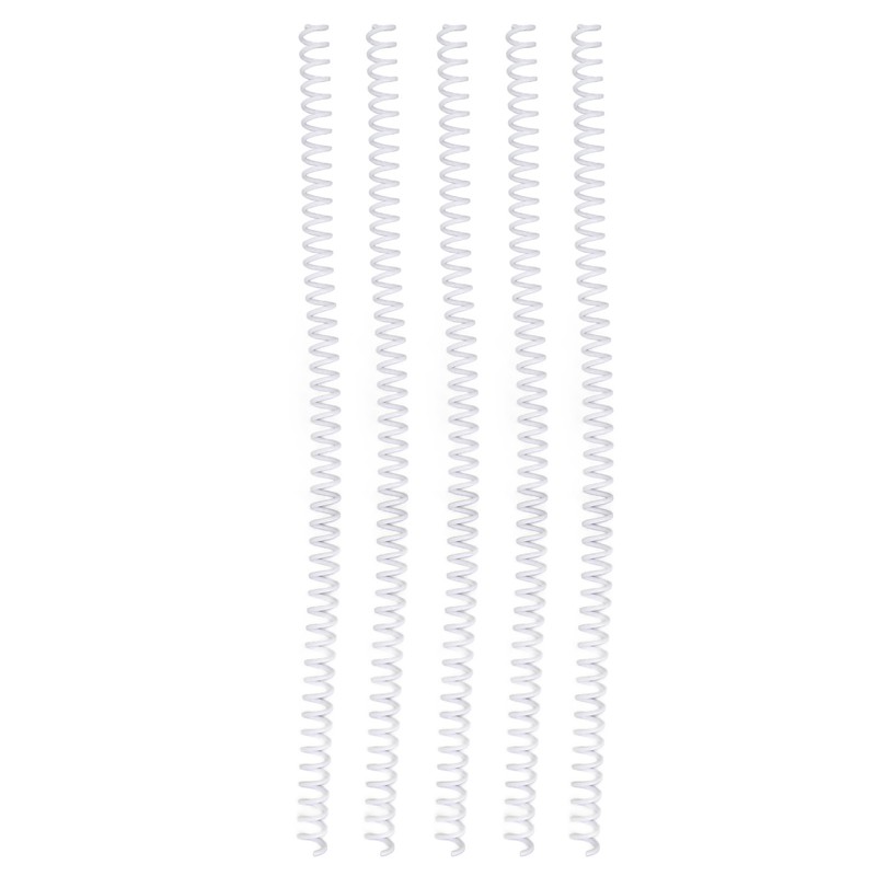 100PCS Spiral Binding Coils 48 Loops 4:1 Pitch A4 Paper