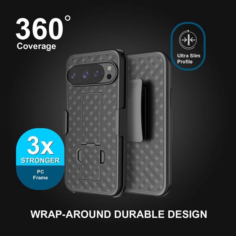 CusPra - Funda para Pixel 10 Pro XL con clip