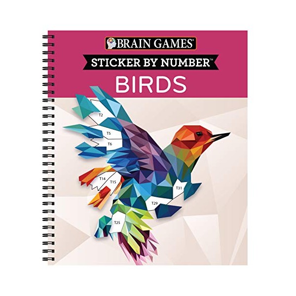 Brain Games - Sticker by Number: Birds (28 Images to