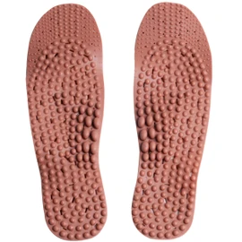 Nature In Hand Red Clay Loess Acupuncture Foot Massage Insoles (Trim to Fit: men's size 6-10/ women's size 7-11)