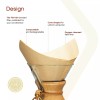 Chemex Bonded Filter - Natural Square - 100 Count (Pack