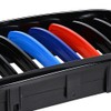 Glossy Black M-Color Front Kidney Grille Compatible with 2003-2006 E46