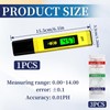 Digital PH Meter, PH Tester Digital 0.01pH High Accuracy 0-14