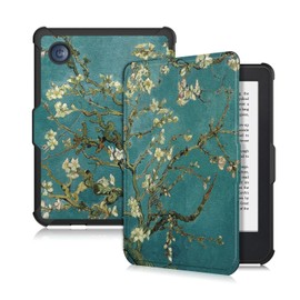 Yiernuo Soft TPU Case Compatible with Tolino Shine Color/Shine 5 (2024)/Shine 4 (2022) & Kobo Clara Colour/Clara BW (2024)/Clara 2E (2022) eReader, Ultra Thin Protective Case with Auto Sleep/Wake,