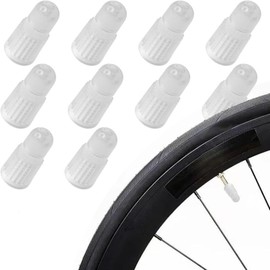Esshogo 10 Stück Ventilkappen Fahrrad Französisch, Tubeless Ventil, Fahrradventil Kappe, Fahrrad Ventile