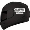 2pc 5.12''x2.56'' Car Decal - Ask Me About My Explosive