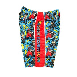 Flow Society Monkey Suit Attack Boys Shorts - LAX - Athletic - Basketball - Baseball - Hockey - Football - Lacrosse - Blue