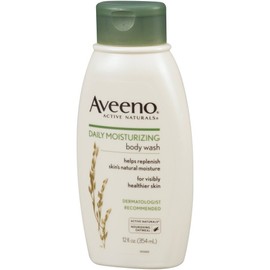 AVEENO Active Naturals Daily Moisturizing Body Wash 12 oz (Pack of 7)