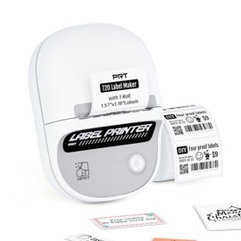 PRT T20 2 inch Label Maker - Bluetoth Portable Label Printer, with Auto Identification and Waterproof Label, Thermal Inkless Labeler for Office, Home, Kitchen, Organization