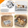 Acshio Rat Cage Platform, Metal Basket Rat Hammock with Mat,