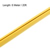 uxcell Edge Trim U Seal Yellow Rubber Plastic U Channel