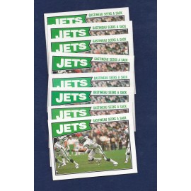 LOT OF EIGHT 1987 TOPPS #126 JETS MARK GASTINEAU PACK FRESH MINT .99 SHIPPING
