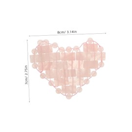 Minkissy Eye Mask for Sleeping Pink Crystal Quartz Eye Patch Natural Spa Mask for Relaxation