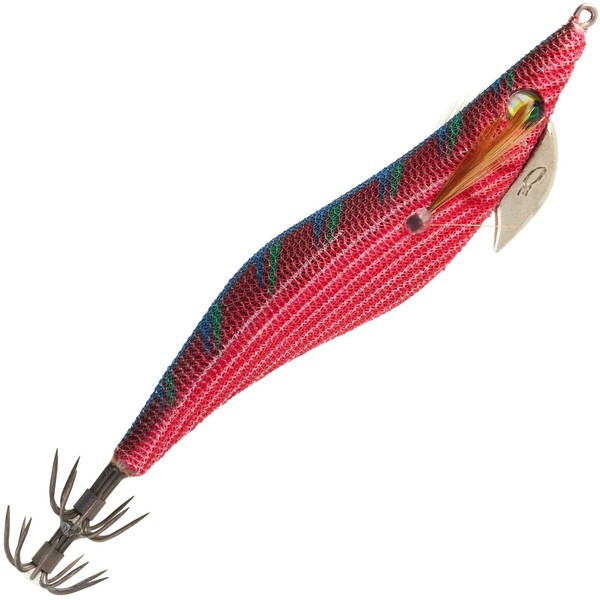 Daiwa Egi Emeraldas Dart II Type S 3.0 Red-Striped Brown Cedar Lure