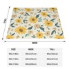 Jumsky Sunflower Throw Blankets for Boys Kids Warm Flannel Couch