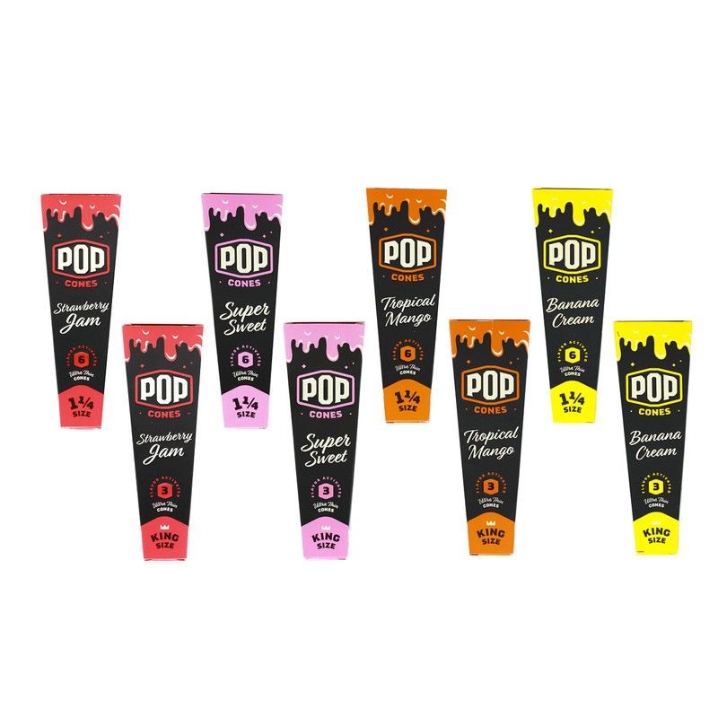 Pop Cones- Cones with a Flavor Burst Pop ( Wraps,