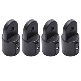 SUNOOM Boat Bimini Top Eye End 7/8 Inch,Black Nylon Cover Cap Eye End,Marine Bimini Top Fittings,Awning Hardware,Accessories,Used for Kayak,Canoe,Marine Boat,Pack of 4