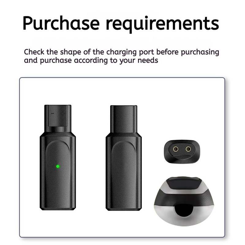 WITRN USB-C to Braun Shaver Charging Adapter, Compatible with Series