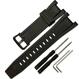 Watch Band Genuine Band Compatible Waterproof Strap Casio GST-S210 GST-W110 GST-W100 GST-S110 GST-S100 GST-B100 GST-S300, One size, Epoxy, No Gemstone