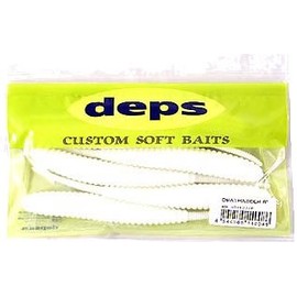 deps Worm Death Adder 6" White Solid #08