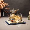 CHUANGPIN Castle Book Toy Building Set,Medieval Modular House Castle Building