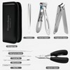 NORCHAN Heavy Duty Toenail Clipper Set for Seniors with Case