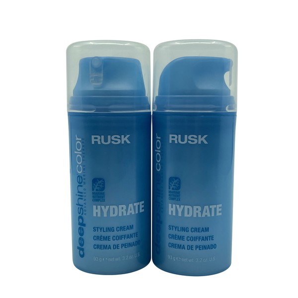 Rusk Deep Shine Color Hydrate Styling Cream 3.2 OZ Set of 2